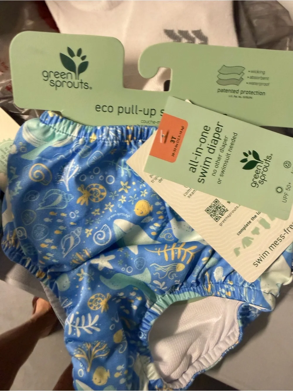 Echo sprouts reusable swim diaper size 3TNWT several colors